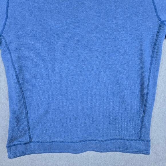 Tommy Bahama Mens Size Large Reversible 1/4 Zip Pullover Sweater Blue Green - Picture 12 of 16